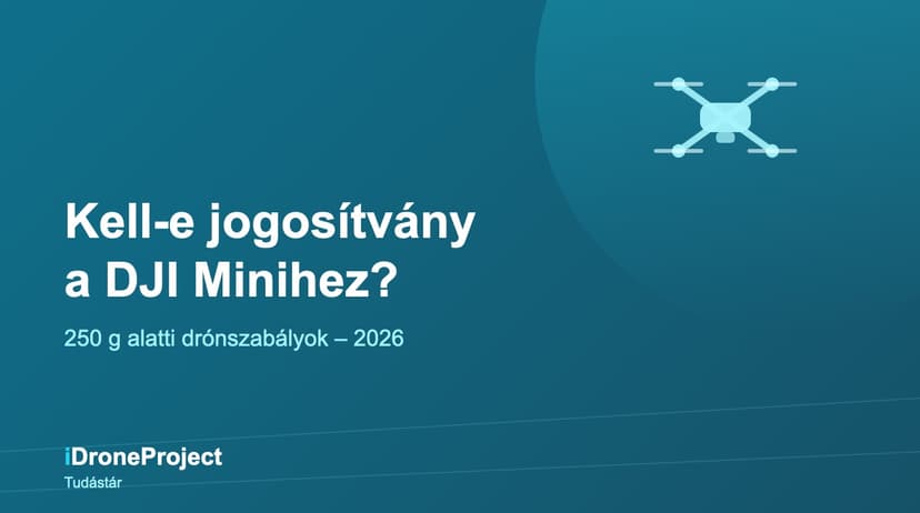 Kell-e Jogosítvány a DJI Minihez? 250 g Alatti Szabályok 2026
