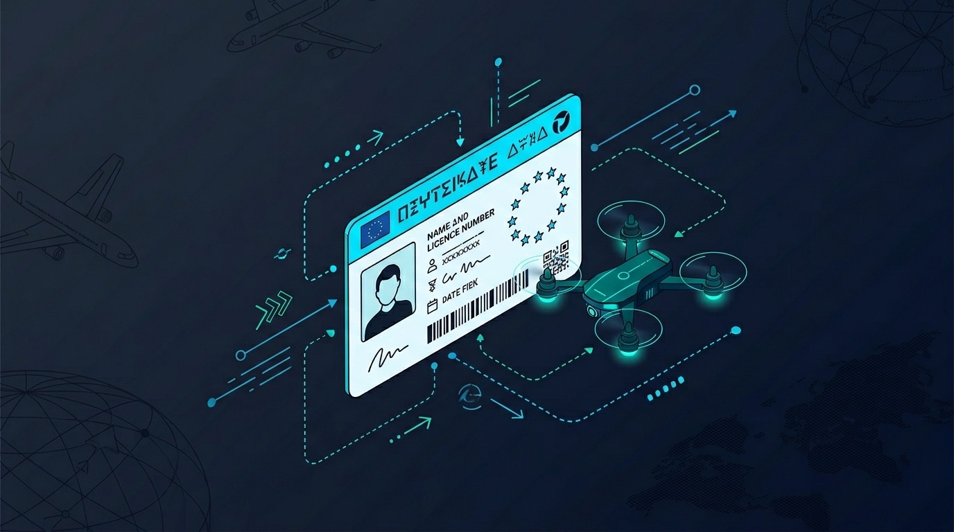 EU drón kompetenciatanúsítvány – a jogosítvány